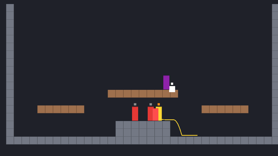GTNav 2D demo: chasers, an ambusher, a flyer and a shooter after the player